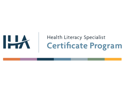 IHA Health Literacy Specialist Certificate Program Logo